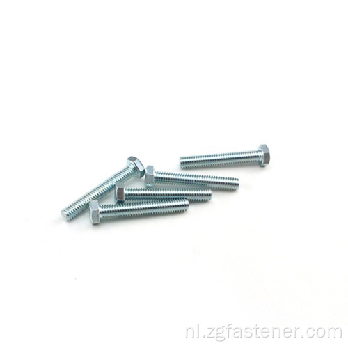 Blauwe witte zink graad4.8 Hex Bolts DIN933